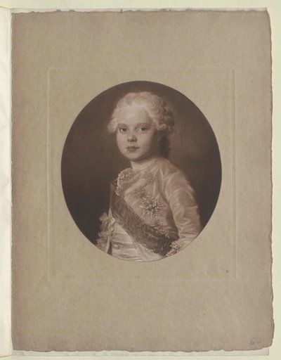 Dauphin af Frankrig Louis XVII. af Artist Unknown