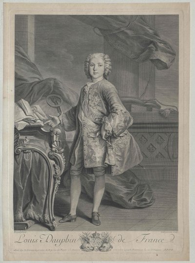 Dauphin af Frankrig Ludwig af Artist Unknown