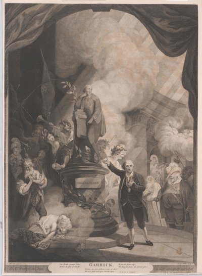 David Garrick af Artist Unknown