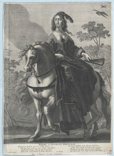 Hertuginden af Aiguillon Vignerot du Plessis af Artist Unknown