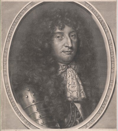 Hertug af Mecklenburg-Schwerin Christian Louis I (print) af Artist Unknown