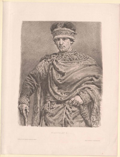 Hertug af Polen Vladislav II af Artist Unknown