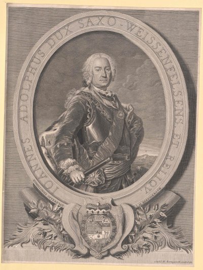 Hertug af Sachsen-Weissenfels Johann Adolf II af Artist Unknown