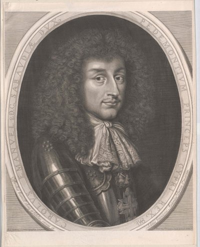 Hertug af Savoyen Karl Immanuel II af Artist Unknown