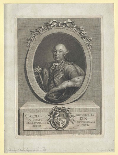 Hertug af Württemberg Charles II Eugene af Artist Unknown