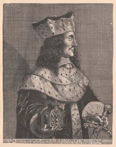 Kurfyrste af Pfalz Karl I Ludwig af Artist Unknown