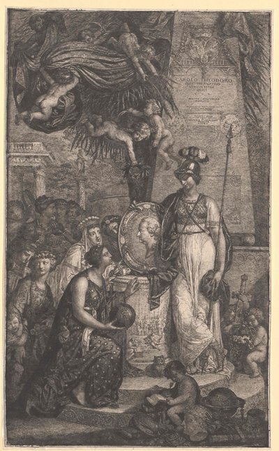Kurfyrste af Bayern Karl Theodor af Artist Unknown