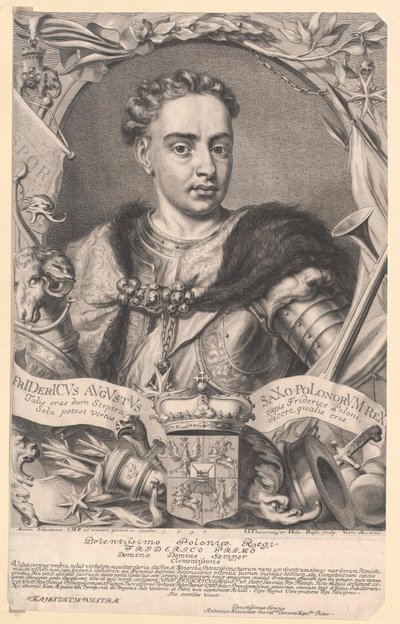 Kurfyrste af Sachsen Frederic August I af Artist Unknown