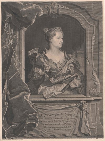 Elisabeth de Gouix af Artist Unknown