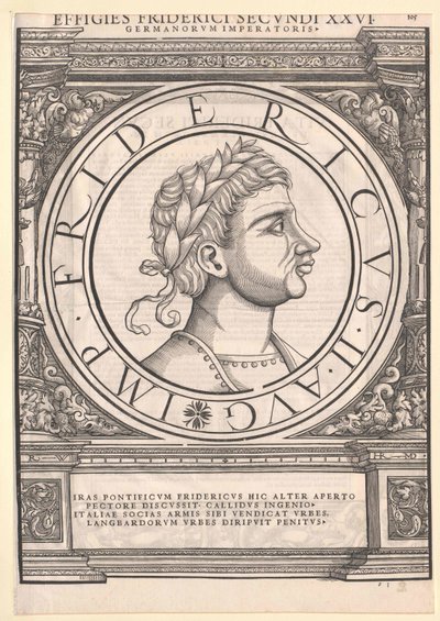 Kejser Frederik II af Artist Unknown