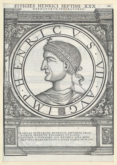 Kejser Henrik VII af Artist Unknown