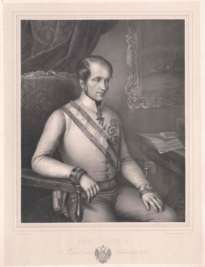 Kejser af Østrig Ferdinand I af Artist Unknown