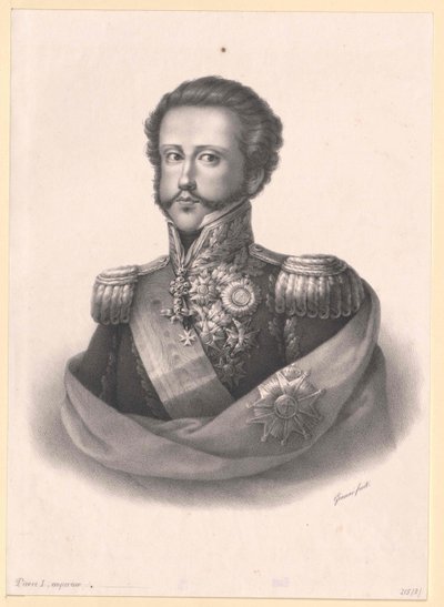 Kejser af Brasilien Peter I af Artist Unknown