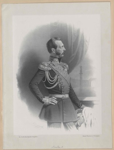 Kejser af Rusland Alexander II af Artist Unknown