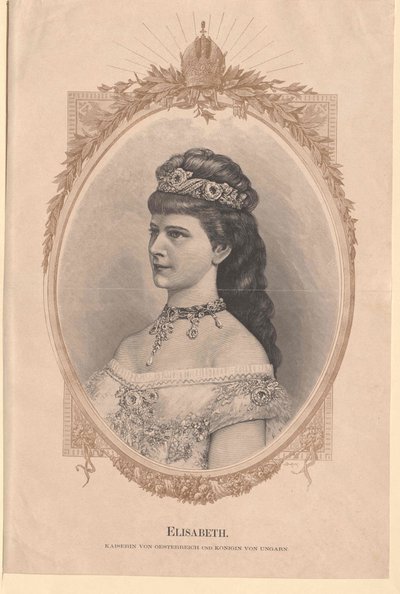 Kejserinde af Østrig Elisabeth af Artist Unknown
