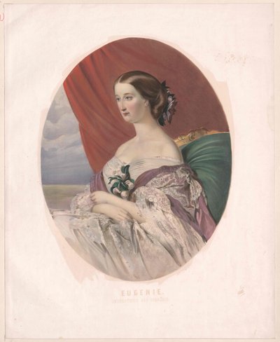 Kejserinde af Frankrig Eugenie af Artist Unknown