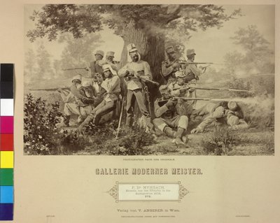 Episode fra kampene i Hercegovina 1878 af Artist Unknown