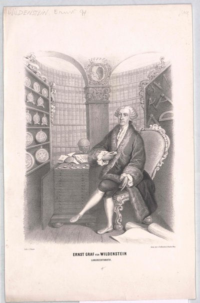 Ernst Henry Graf von Wildenstein af Artist Unknown