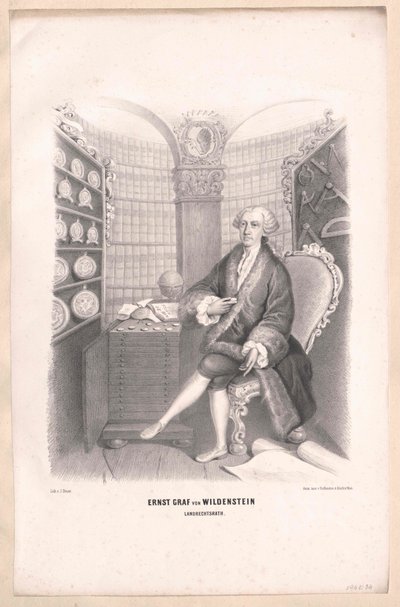 Ernst Henry Graf von Wildenstein af Artist Unknown