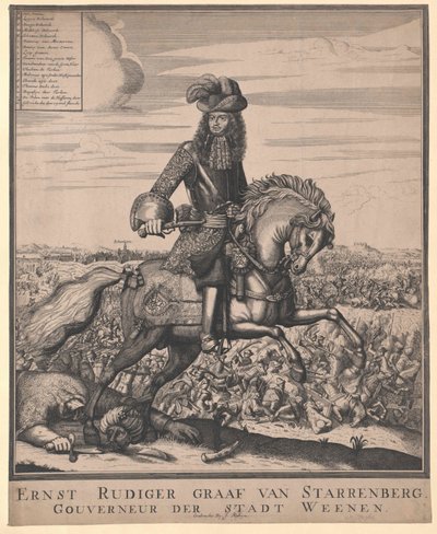 Ernst Roger Graf Starhemberg af Artist Unknown
