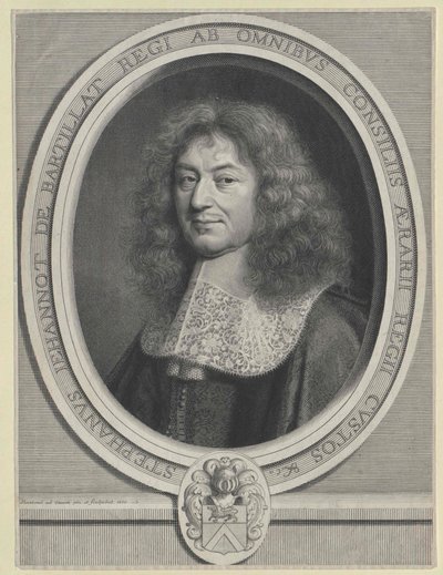 Etienne de Bartillat (tryk) af Artist Unknown