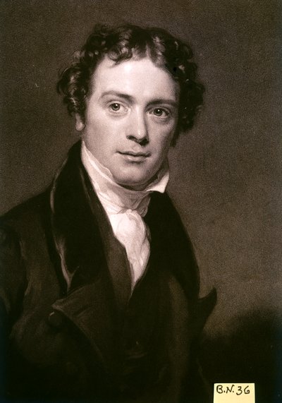 FARADAY Michael, engelsk fysiker og kemiker . af Artist Unknown