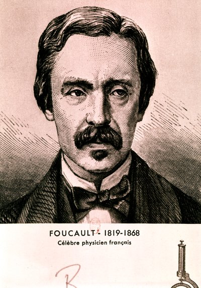 FOUCAULT Jean Bernard Leon: Portræt (radering) af Artist Unknown
