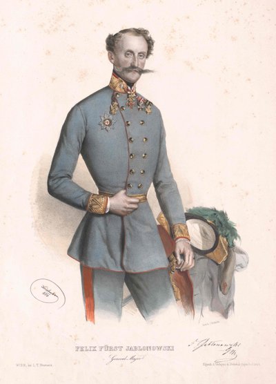 Felix greve Jablonovsky af Artist Unknown