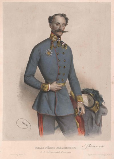 Felix greve Jablonovsky af Artist Unknown