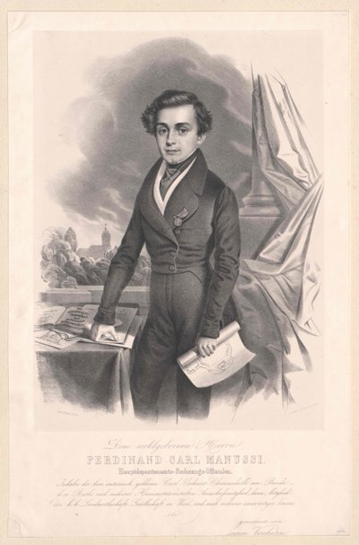 Ferdinand Karl adelig von Manussi af Artist Unknown