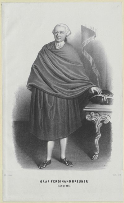 Ferdinand greve Breunner af Artist Unknown