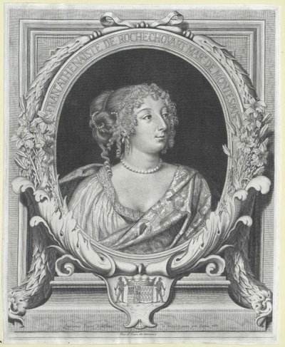 Fran006f0069s Ath006e0061is marquise de Montespan (tryk) af Artist Unknown
