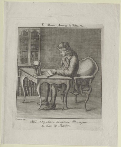 Fran006f0069s Marie Arouet Voltaire af Artist Unknown