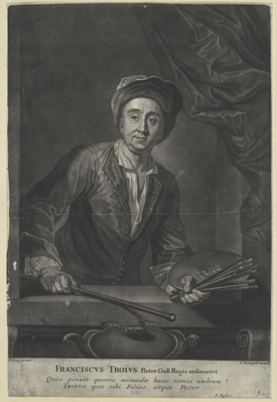 Fran006f0069s de Troy af Artist Unknown
