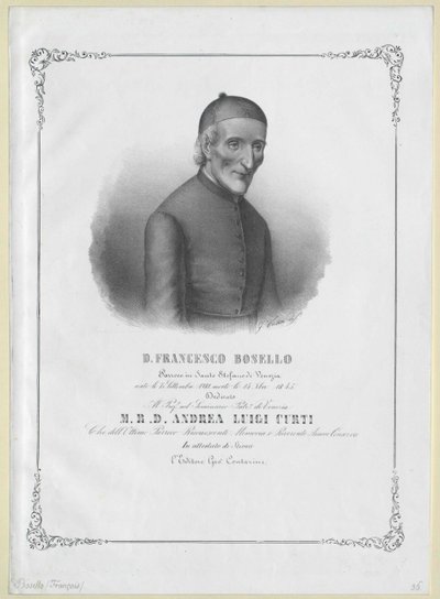 Francesco Bosello (tryk) af Artist Unknown