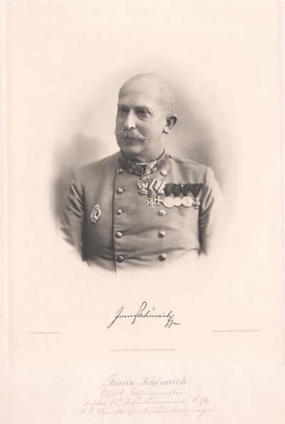 Franz Baron Schoenaich (tryk) af Artist Unknown