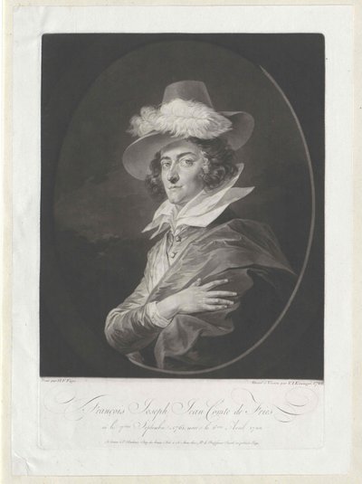 Franz Joseph Johann Fries af Artist Unknown