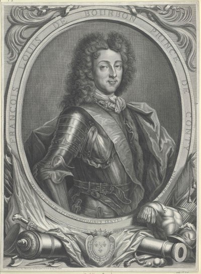 Franz Ludwig prins Conty af Artist Unknown