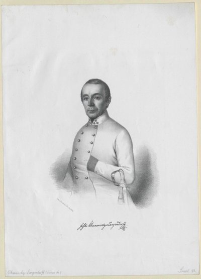 Franz Xavier baron Chanowsky-Langendorff af Artist Unknown