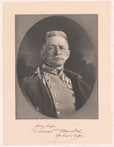 Franz Graf Conrad von Hoetzendorf (print) af Artist Unknown