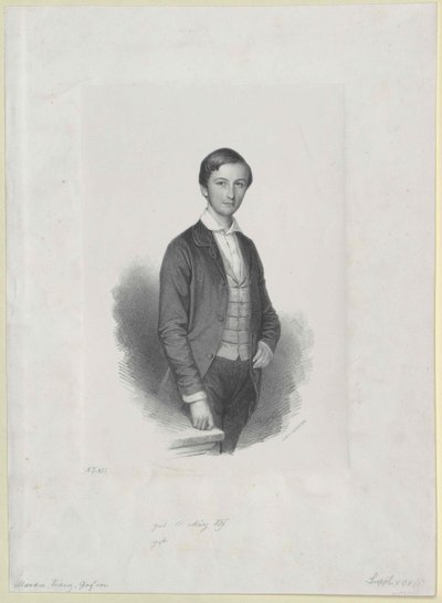 Franz greve Meran af Artist Unknown