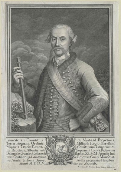 Franz greve Nadasdy-Nadasd-Fogaras af Artist Unknown