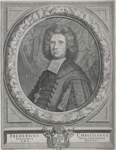 Frederic Christian von Plettenberg-Lenhausen af Artist Unknown