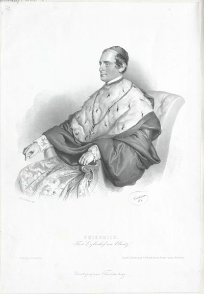 Frederick Egon landgrave Fuerstenberg af Artist Unknown