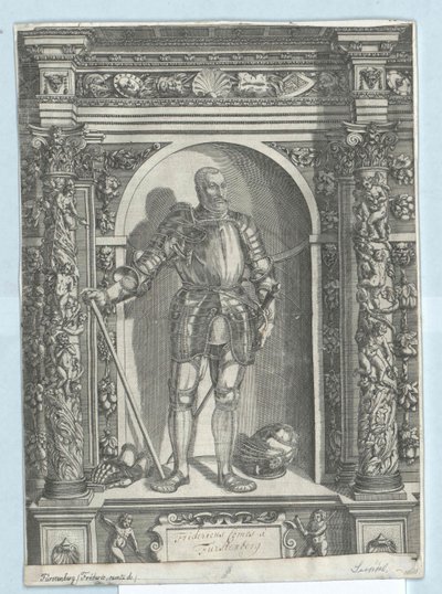 Frederik II greve von Fürstenberg til Fürstenberg af Artist Unknown