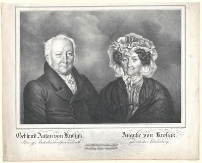 Gebhard Anton von Krosigk af Artist Unknown