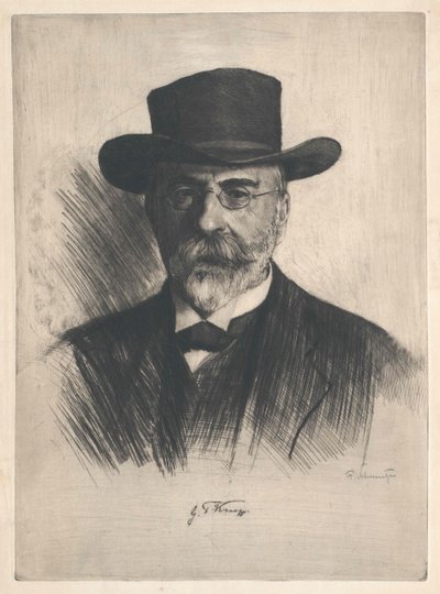 Georg Friedrich Knapp af Artist Unknown