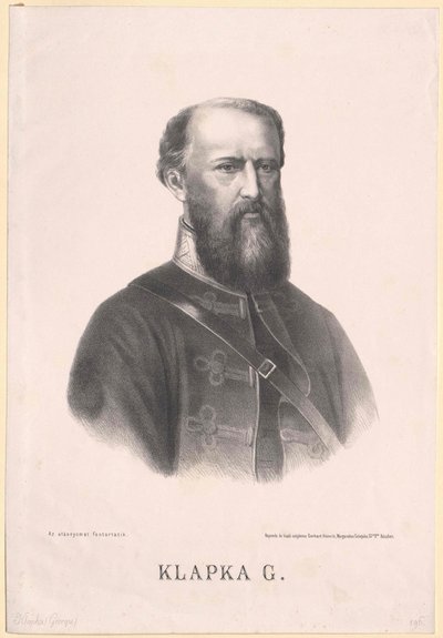 Georg Klapka af Artist Unknown