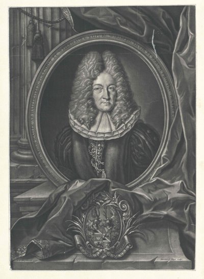 George Burkhard Haller von Hallerstein af Artist Unknown