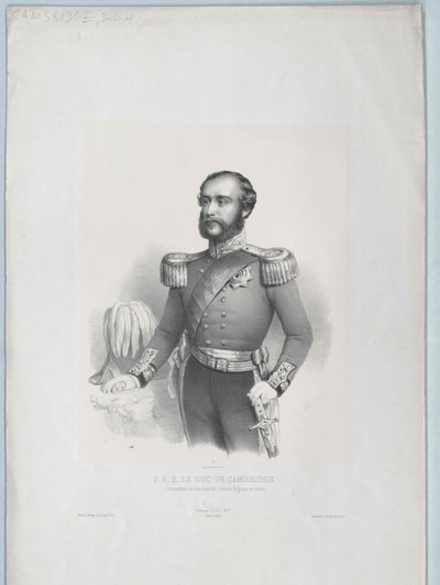 George hertug Cambridge af Artist Unknown